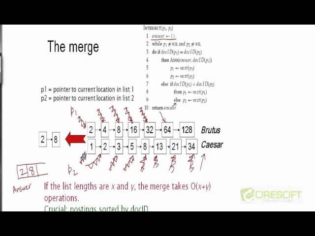 WDM 7:  Processing AND OR NOT queries