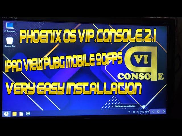 Phoenix OS VIP Console 2.1 Easy Installation With Ipad view (90FPS PUBG MOBILE)