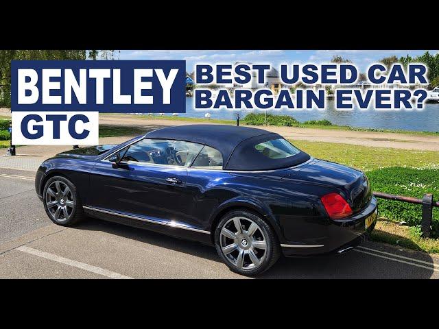 Bentley Continental GTC Review | Is it the Best Value Sports Car on the Used Car Market right now?