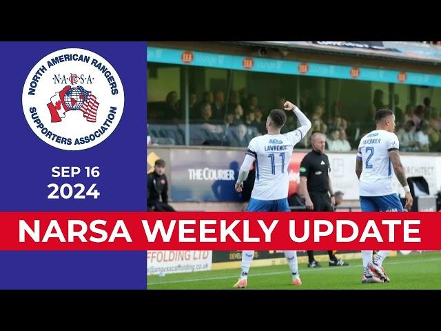 NARSA Weekly Update - September 16th, 2024