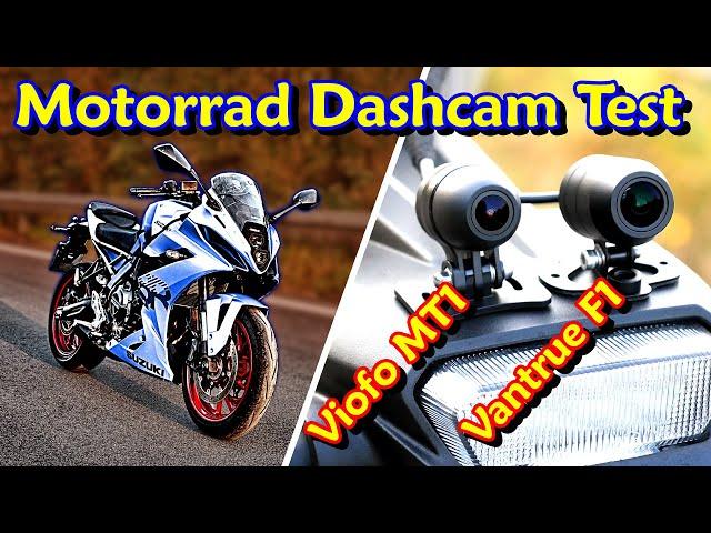 Motorrad-Dashcam-Test | Viofo MT1 vs. Vantrue F1 | DDG Dashcam Germany |