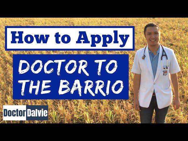 How to Apply to the Doctor to the Barrio Program of the Department of Health? | 3 Easy Steps