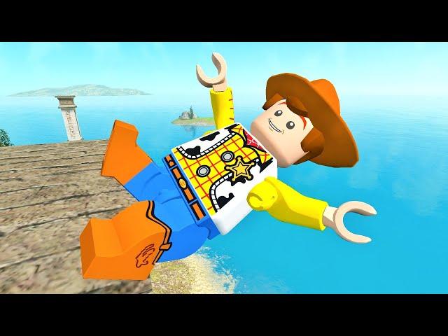 Lego Woody Ragdolls Physics (GMOD) Episode 667