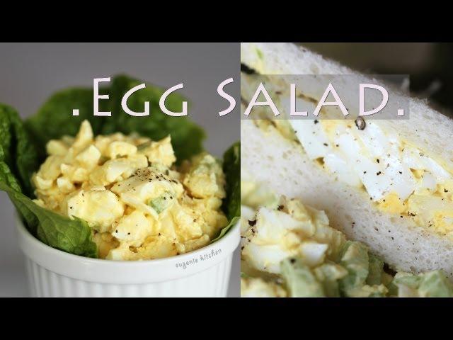 Easy Egg Salad & Sandwich Recipe 달걀 샐러드 만들기