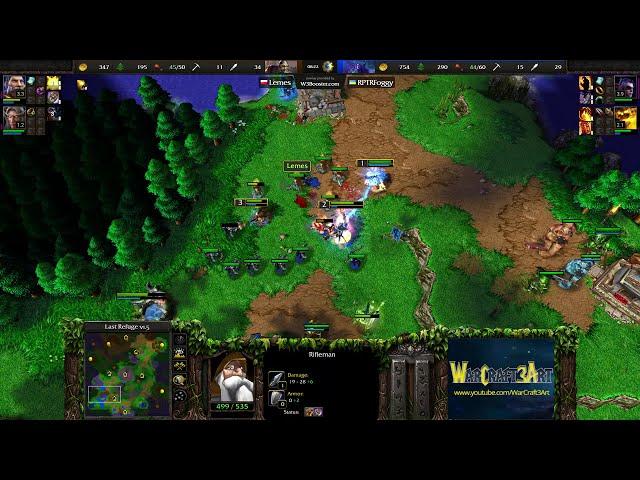 Foggy(NE) vs Lemes(HU) - Warcraft 3: Classic - RN8021