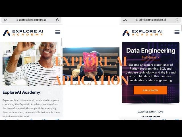 How to apply at Explore AI and become a Data Engineer