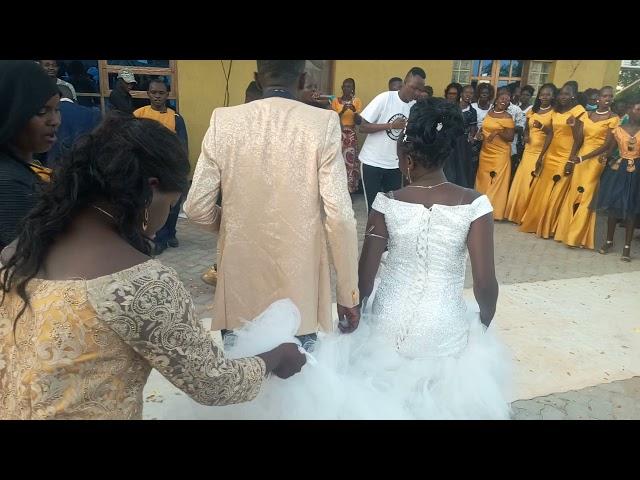 Msumari Ndogo Performing Akuj Nakasuban At Chozi B And Sarah Blessed's Wedding Ceremony