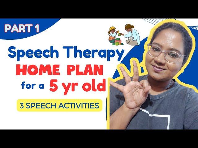 How To Do Speech Therapy For a 5 Year Old -  Pronouns, Adjectives & Understanding (Part 1)