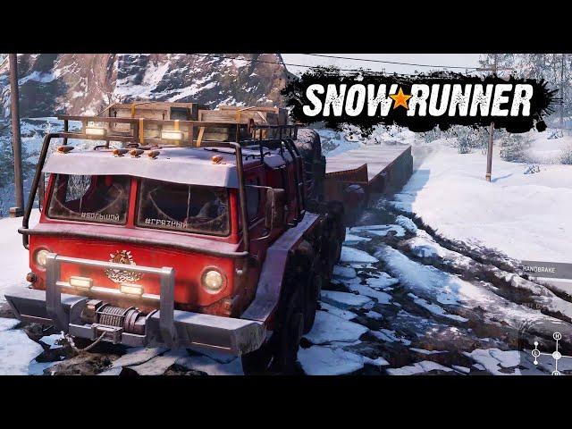 SNOWRUNNER Season 4 Part 9 - UNLOCKING THE BEST TRUCK IN THE GAME (Phase 4) ZIKZ 605R