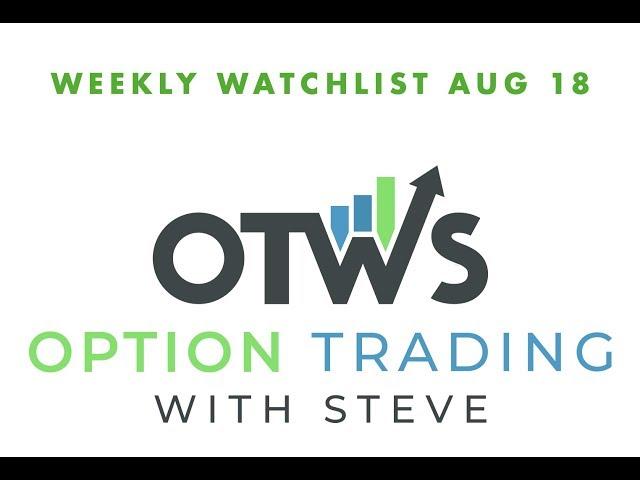 OTWS Weekly Watchlist August 18, 2019