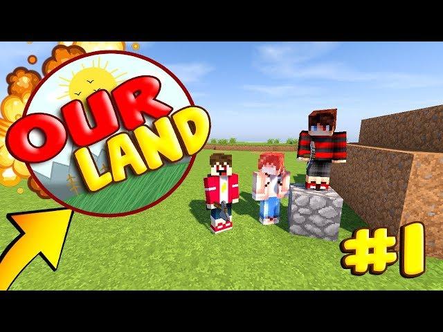 ДОСТАРЫММЕН ӨМІР БАСТАДЫМ - OURLAND #1 | ҚАЗАҚША МАЙНКРАФТ ВЫЖИВАНИЯ