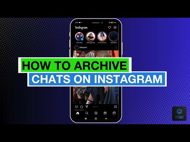 How to ARCHIVE CHATS on Instagram