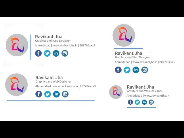 How To Create an email Signature With logo | Gmail