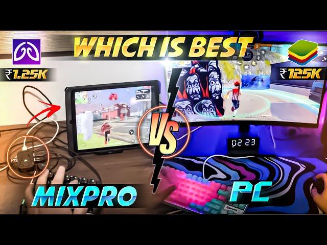 Geek Gamer / Mixpro VS PC Full Comparison // How To Play Free Fire Using Keyboard Mouse In Mobile