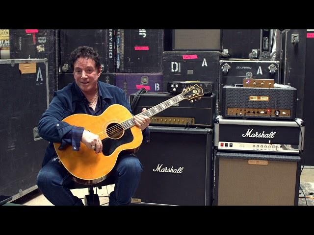 The Guitar Neal Schon wrote "Wheel in the Sky" with - Guild F50R, Natural Acoustic Guitar