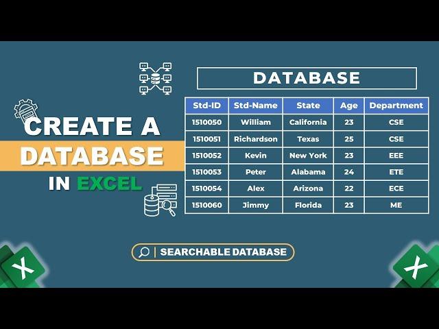 How to Create a Database in Excel