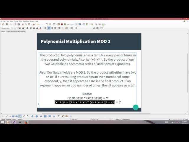 AES Encryption 3: MixColumns 1 Dot Products