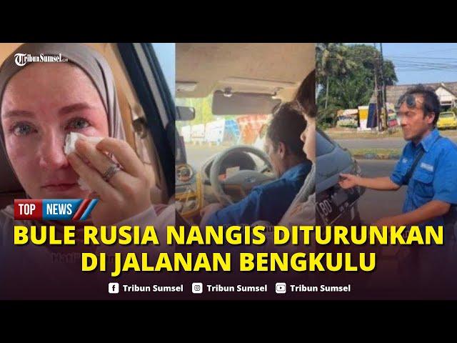 Viral, Selebgram Asal Rusia Menangis usai Diturunkan di Jalan, Diminta Turukan Koper Sendiri