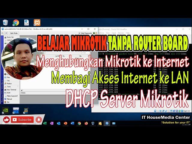 CARA MENGHUBUNGKAN MIKROTIK DAN CLIENT KE INTERNET DENGAN VIRTUALBOX