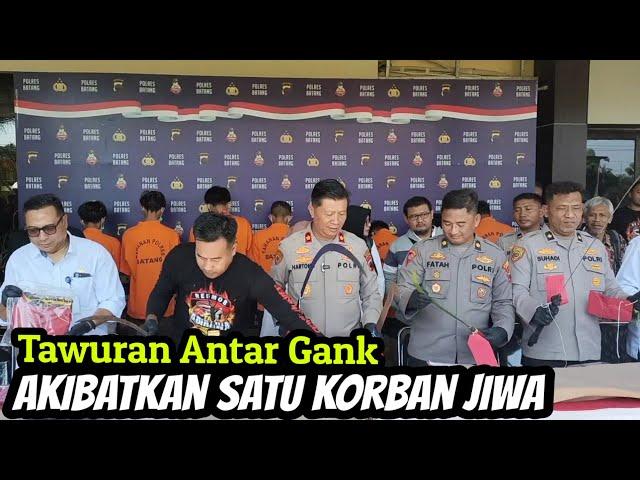 Press Release Polres Batang 2024