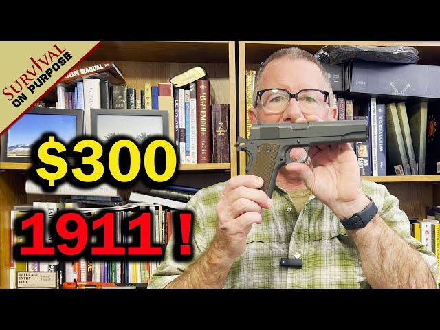 World's Cheapest 1911 Pistol Review - Tisas 1911 A1 Army 45