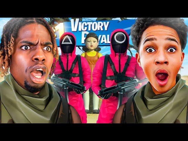 SV2 & Kid Ronaldo Play Fortnite Squid Games For The First TIme