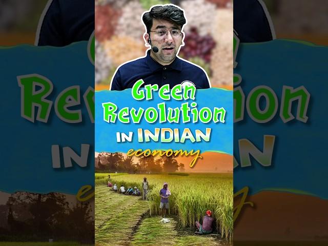 Green Revolution in Indian economy, Class 12th Economics #shorts #jatinsir #greenrevolution #class12