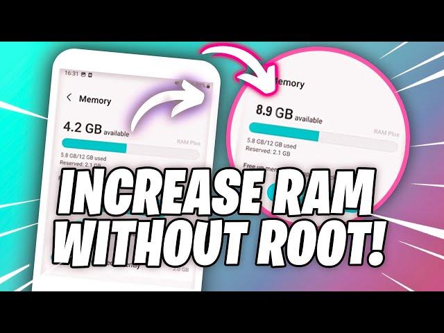 INCREASE RAM Memory On Any Android Phone Without Root! (Working 100%) | NEW METHOD 2023