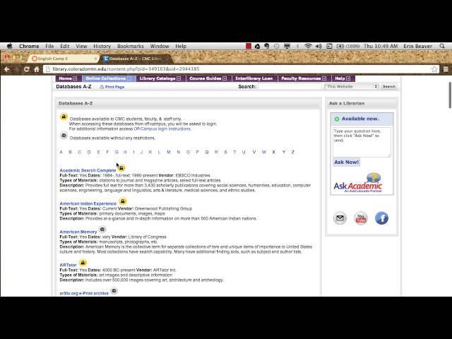 Accessing the CMC Libraries and Learning About Databases.mp4