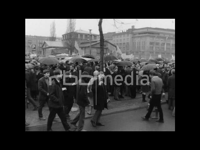 Rally against the Vietnam War,  1968