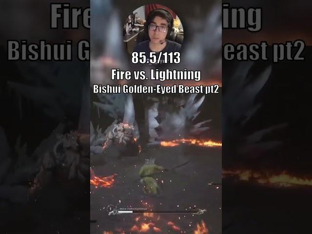 Fire dog vs lightning dragon