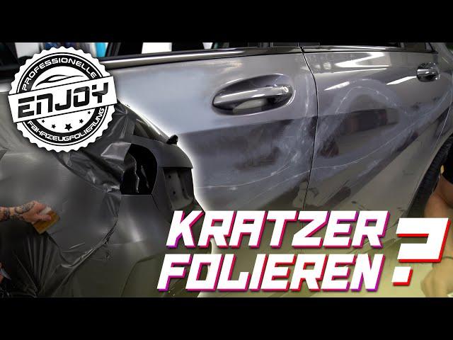 Kann man über Kratzer folieren? | Enjoy Fahrzeugfolierung