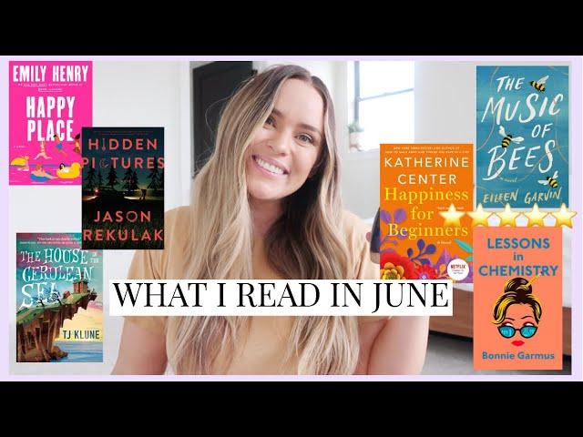 what I read in June! June reading wrap up|  5 star reads ⭐️