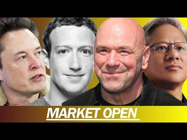 NVIDIA ALL TIME HIGH, ZUCKERBERG EMBRACES FREE SPEECH, EUROPE INFLATION IS BACK | MARKET OPEN