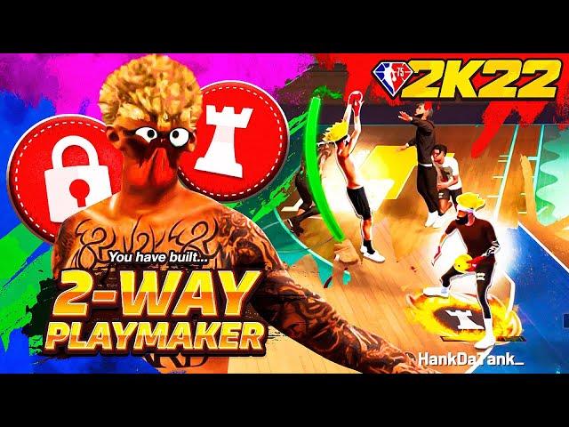 THIS ISO BUILD WILL BREAK NBA 2K22 - BEST 2-WAY PLAYMAKER BUILD w/ CONTACT DUNKS GREENS EVERYTHING