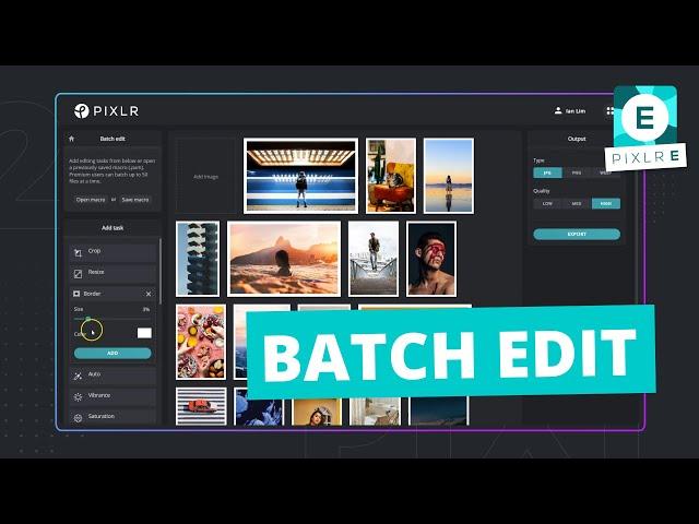 How to Batch Edit Your Photos in Pixlr E