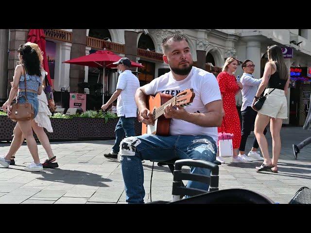  [4K] Aug 2022, One Of The Best Guitarist Spain Costy (Flamenco Cover),Leicester Square, London