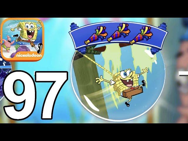 SpongeBob Patty Pursuit - All aboard the Party Ship Walkthrough Video Part 97 (iOS)