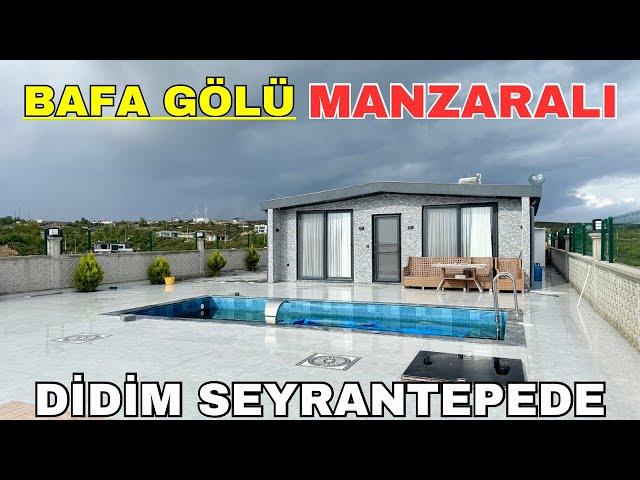 Tek Katlı Harika Ev Turu 600 m2 Arsa İçinde Didim Seyrantepede E-961