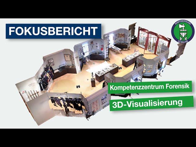 Fokusbericht 2021: 3D-Scanner der Abteilung Brand- und Spezialfälle (Kompetenzzentrum Forensik)