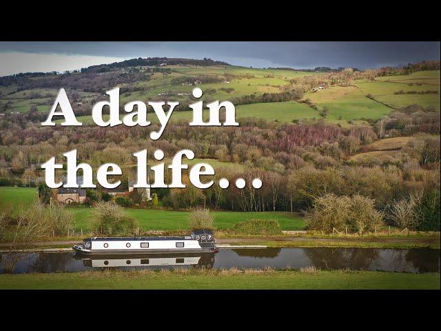 A Day in the Life Living on a Canal Narrowboat - Ep. 141.