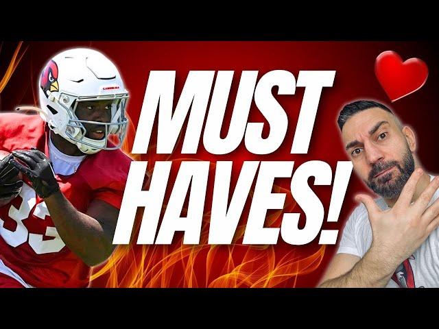 Top 5 MUST Have Fantasy Football RBs for 2024!