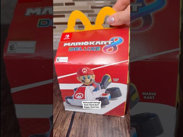 Which Super Mario Kart toy did you get? #mcdonalds #supermario #gamer #happymeal #foodies