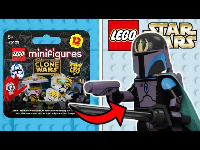 I Made a Lego Star Wars The Clone Wars CMF Series | Lego Star Wars 2024