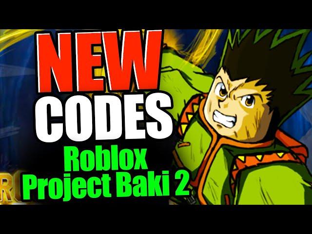 Project Baki 2 CODES - ROBLOX 2023