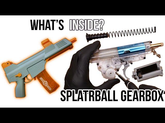 How To Take Apart SPLAT-R-BALL SRB400 GEARBOX | Disassemble Splatrball Gel Blaster Gear Motor Spring