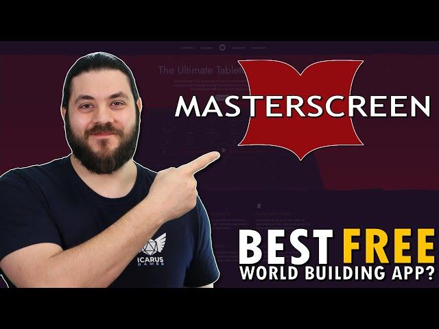 Is This The Best Free Worldbuilding Tool? | MasterScreen Overview