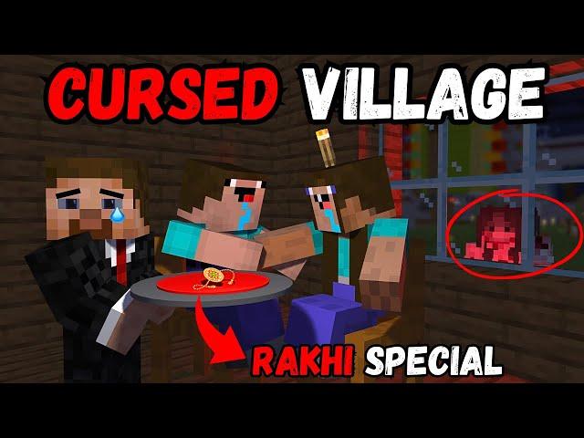 CURSED VILLAGE Minecraft RAKSHABANDHAN Horror Video !