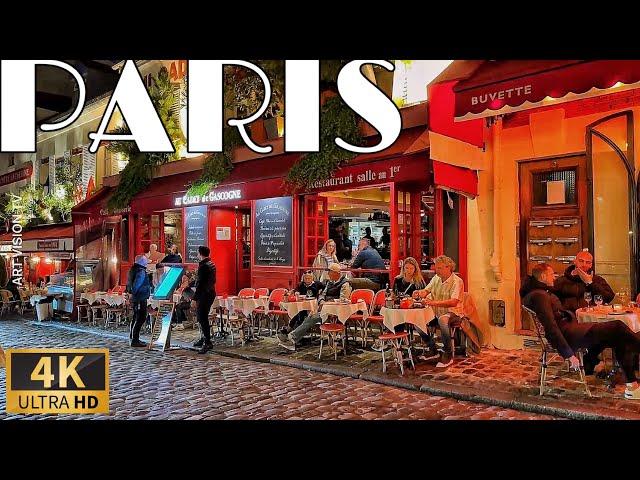 [PARIS 4K] "50 MIN MIDNIGHT IN MONTMATRE" (4K60HDR) 11/NOVEMBER/2024