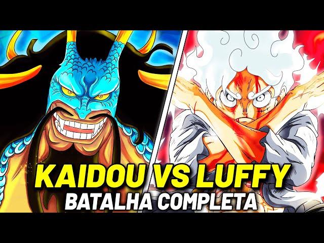 LUFFY VS KAIDO: BATALHA COMPLETA VEJA COMO FOI! | ONE PIECE 1050 O FIM DA BATALHA